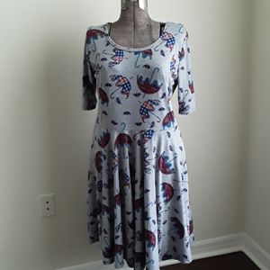 Lularoe umbrella print dress